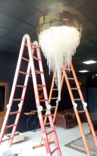 نصب لوستر تخفیف ویژه عیدانه%30 هالوژن