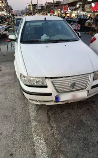 ماشین سمند سورن مدل 91تمام رنگ دوگانه فابریک