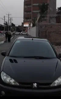 ۲۰۶ مدل ۹۶ مشکی متالیک
