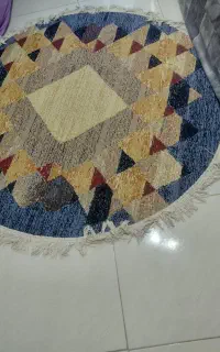 گلیم فرش گرد ۳ متری