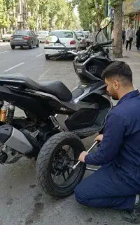 تعمیر موتورسیکلت درمحل امداد موتور موتورسازی سیار