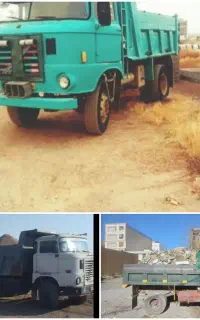 حمل نخاله با ۸تن وخاورکمپرسی باکارگرتهیه ماسه وشن