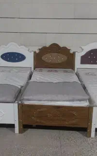 تخت خواب یکنفره و دونفره همراه تشک بیستاطرح کد۱۱