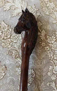 عصای کله اسب با طرح پایه سم اسب