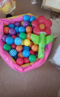 81 عدد توپ و استخر با گل به فروش می رسد.