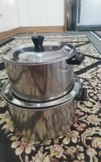 دو عدد قابلمه استیل