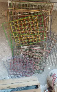 قفسه فلزی شبکه اهنی
