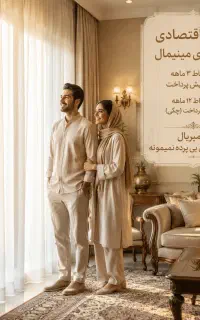 پرده مینیمال بخر چکی پرداخت کن حتی بدون پیش‌پرداخت