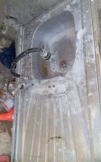 سینگ ظرفشویی همراه شیر