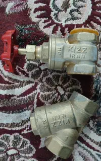 شیرفلکه سوزنی برنجی