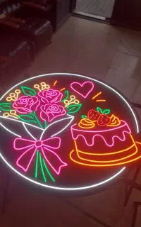 مرکز ساخت نئون فلکسی چلنیوم نئون شیشه