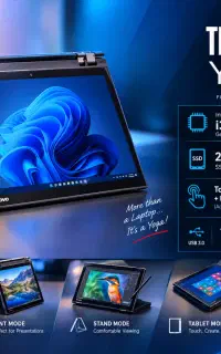 لپ تاپ استوک lenovo thinkpad yoga
