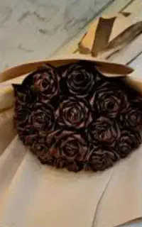 دسته گل روبانی
