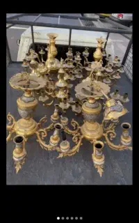 معاوضه لوستر خراب و سالم