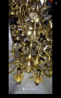 خرید وو فروش لوستر ای برنجی و برنزی