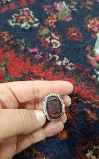 انگشتر نقره شیخ احمد