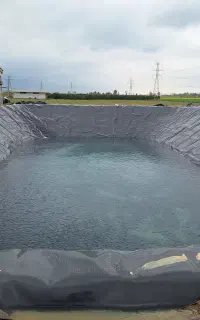 ذخیره آب، با استخرهای کشاورزی ژئوممبران