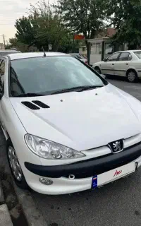 پژو ۲۰۶ تیپ ۲ مدل ۹۹ سفید بی رنگ فنی به شرط