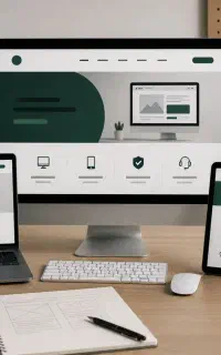 طراحی وب سایت حرفه ای، دامنه + هاست یکساله رایگان