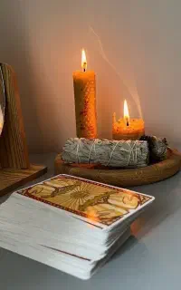 انرژی خوانی فال و قهوه شمع تراپی (آموزش)