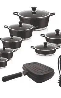 سرویس قابلمه و تابه گرانیتی 22 پارچه