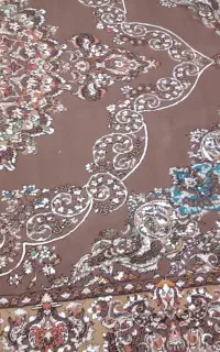 فرش ۱۲ متری  گردویی یک جفت نو