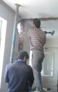تخریب و بازسازی وتیغه چینی وکنده کاری ساختمان