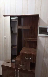 جا کفشی آینه دار چوب mdf به همراه کشو