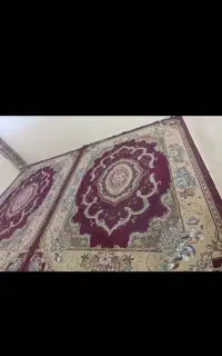 سه عدد فرش ماشینی دوتا جفت و یک تک