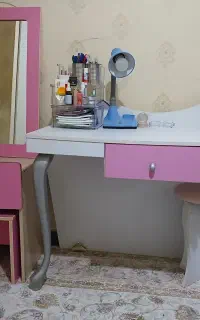 میز تحریر و دراور دخترانه