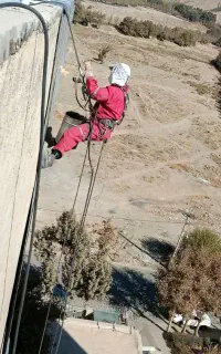 ایزوگام دیوار با طناب