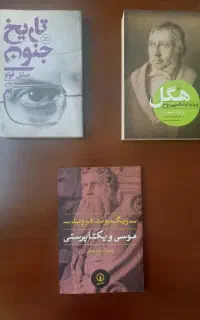 سه جلد کتاب فلسفه غرب. هگل - فوکو - فروید