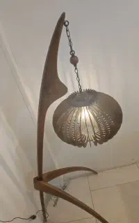 آباژور چوبی جفت