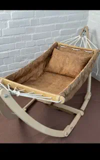 گهواره ننو کلاسیک سنتی  چوبی، فلزی