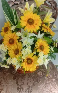گل پارچه ای