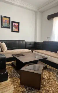 مبل و میز ناهارخوری ۸ نفره همراه با میز مبلی