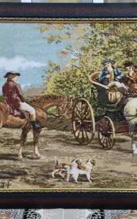 تابلوی منظره گلیم فرش