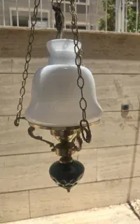 لوستر برنجی حباب دار