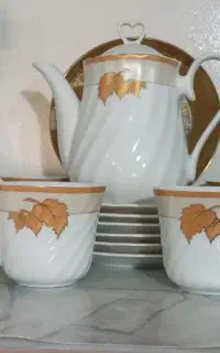 سرویس قهوره خوری کاملا سالم و تمیز