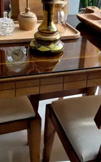 میز نهار خوری چوبی ۴ نفره
