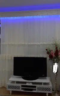 پرده همراه آستر و کتیبه