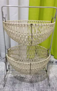 سبد سیب زمینی پیاز حصیری