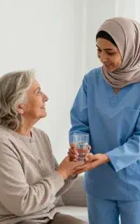 نیازمند کار پرستاری از سالمند