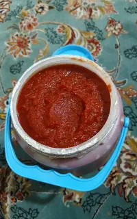رب گوجه خانگی با دستگاه ۱۷۰