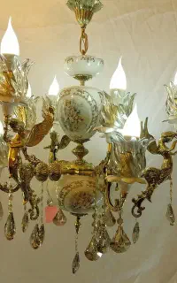 طرح تعویض لوسترهای کارکرده برنزی با لوستر نو