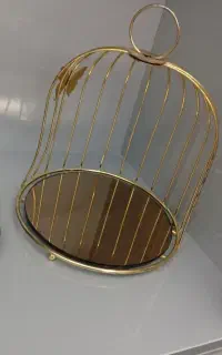 گلدان وپایه شیرینی خوری هفت سین برنزکتری استیل