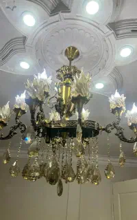 لوستر آنتیک برنجی
