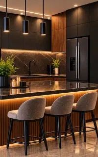 طراحی و اجرای کابینت آشپزخانه و دکوراسیون داخلی