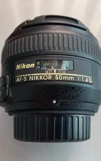 لنز نیکون Nikon 50 f1/4G نو