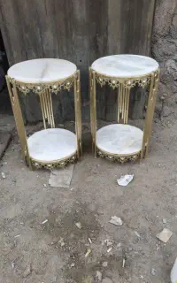 میز تلفن برنجی